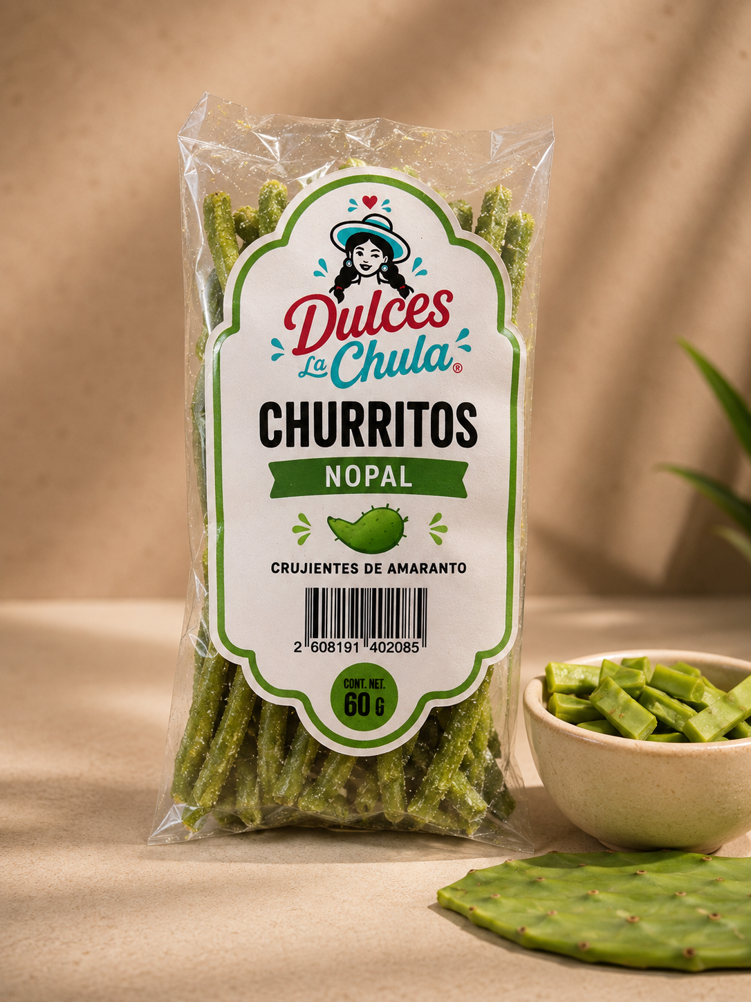 Churritos de nopal